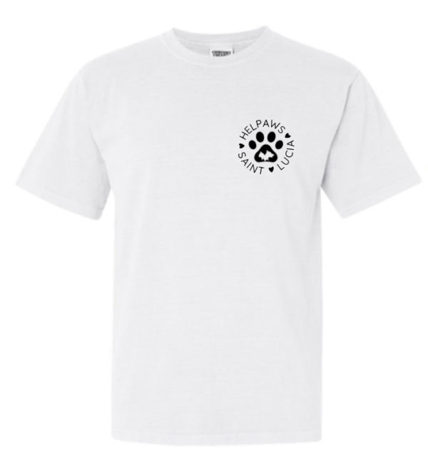 White HelpAWS Circle T-Shirt